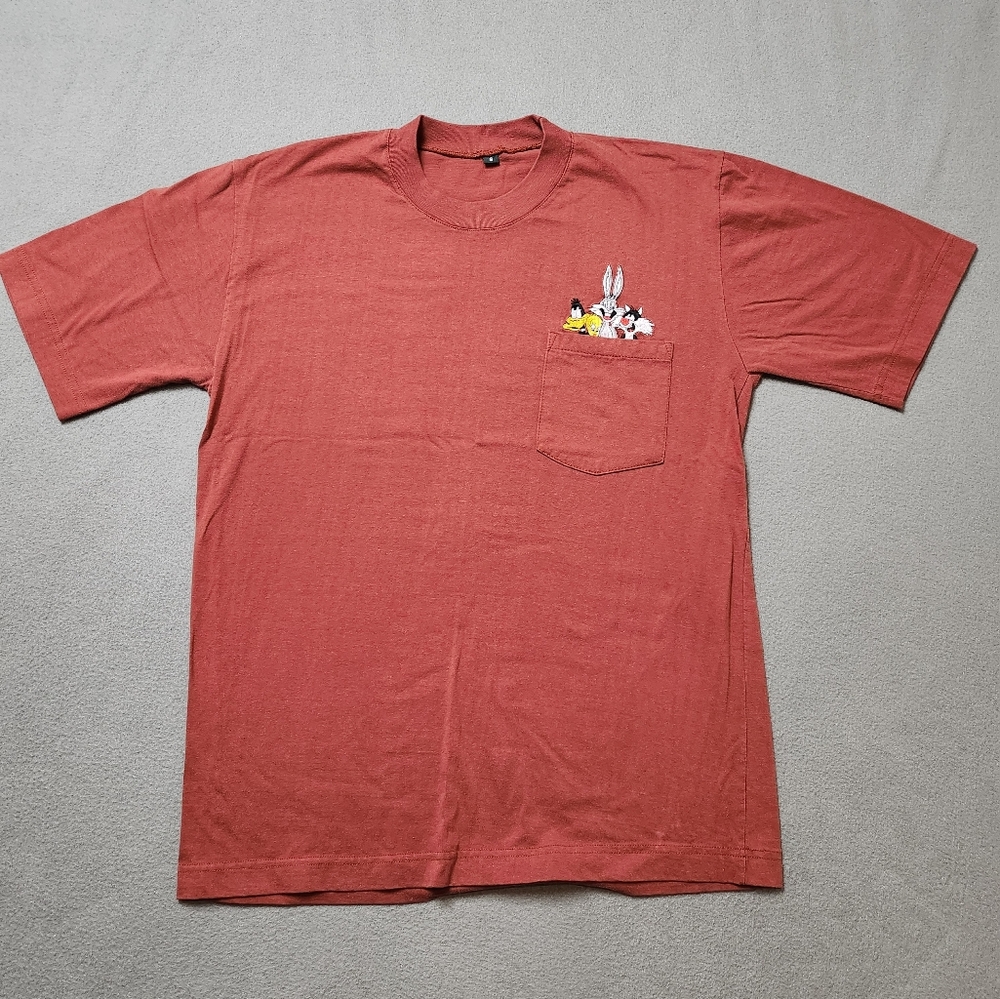 Warner Bros Loony Tunes Embroidered Short Sleeve Tee Vintage